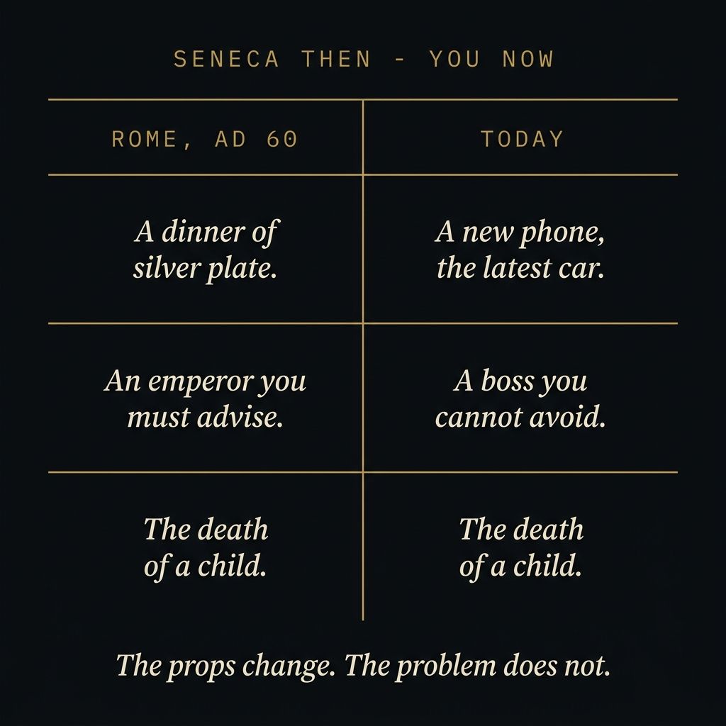 Seneca then and you now — same problem