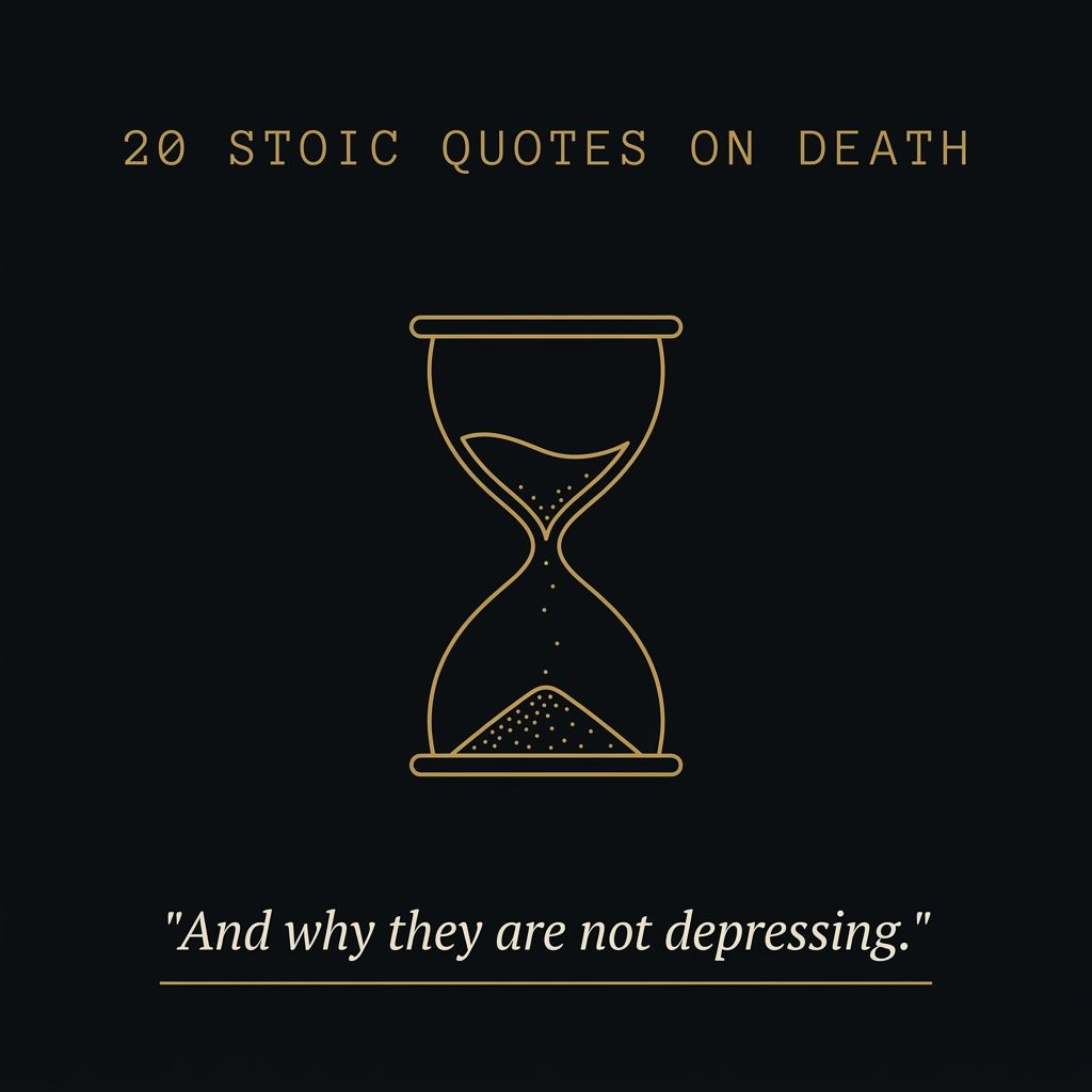 20 Stoic quotes about death &mdash; and why they are not depressing