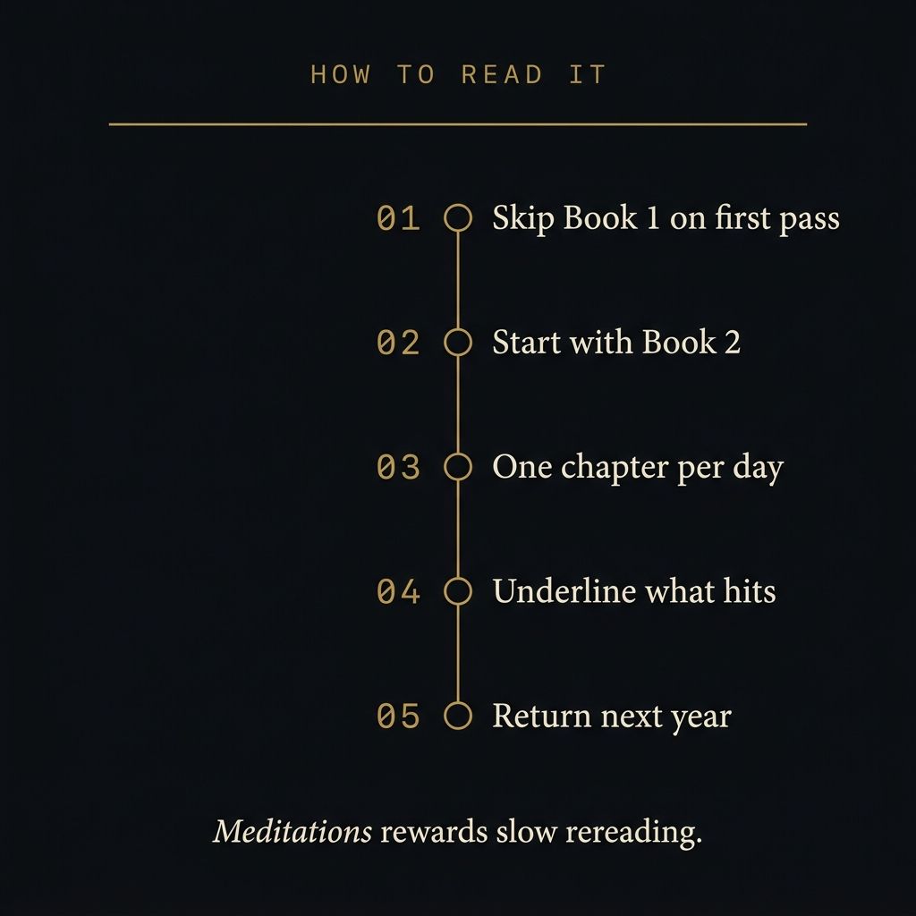 How to read Meditations — five-step reading plan