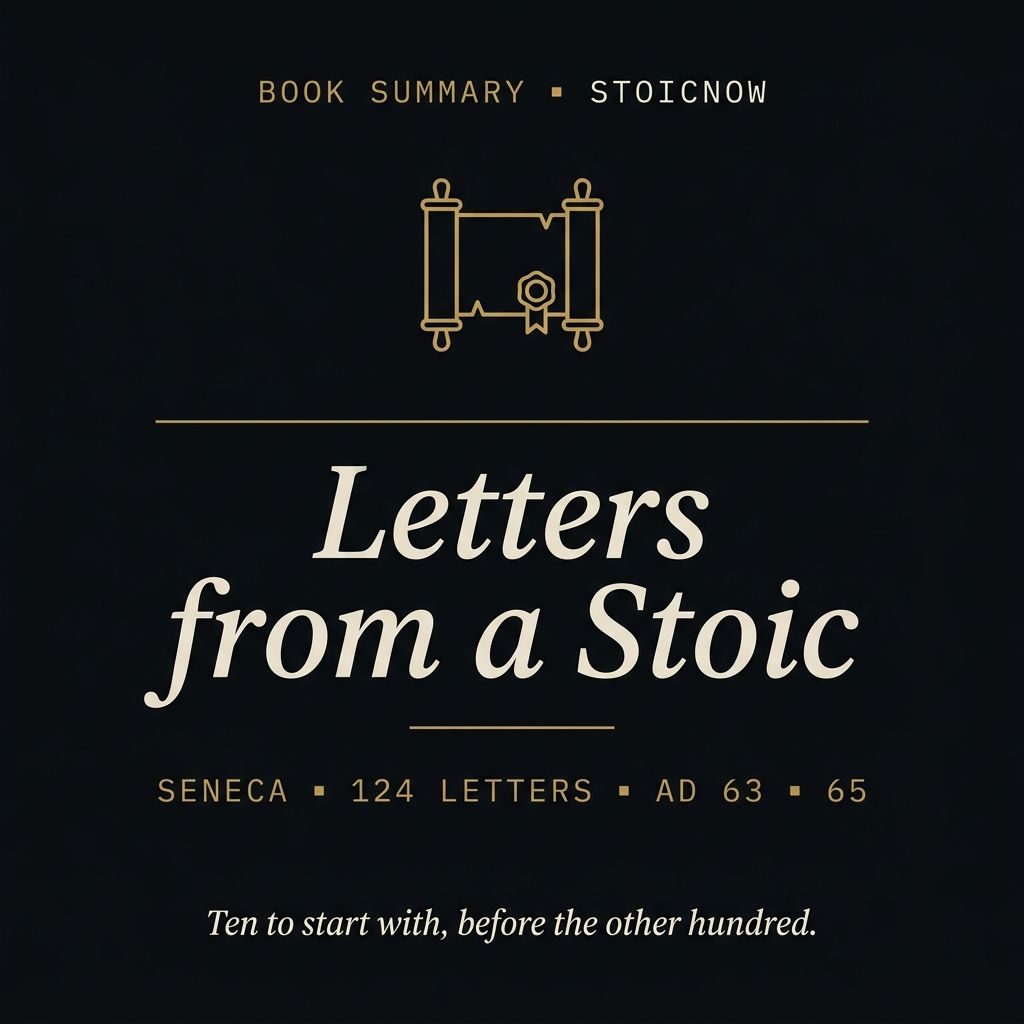 Letters from a Stoic — book summary cover
