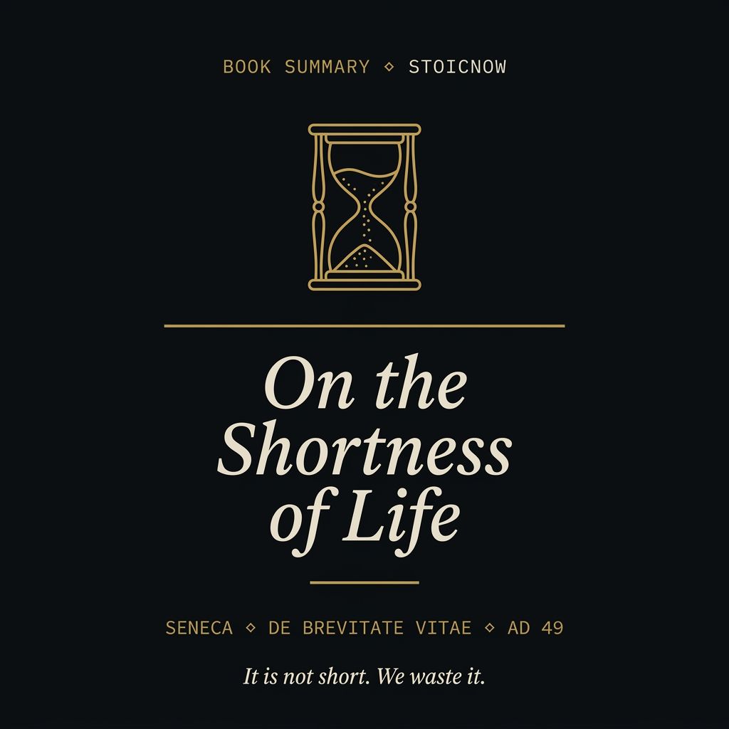 On the Shortness of Life — book summary cover