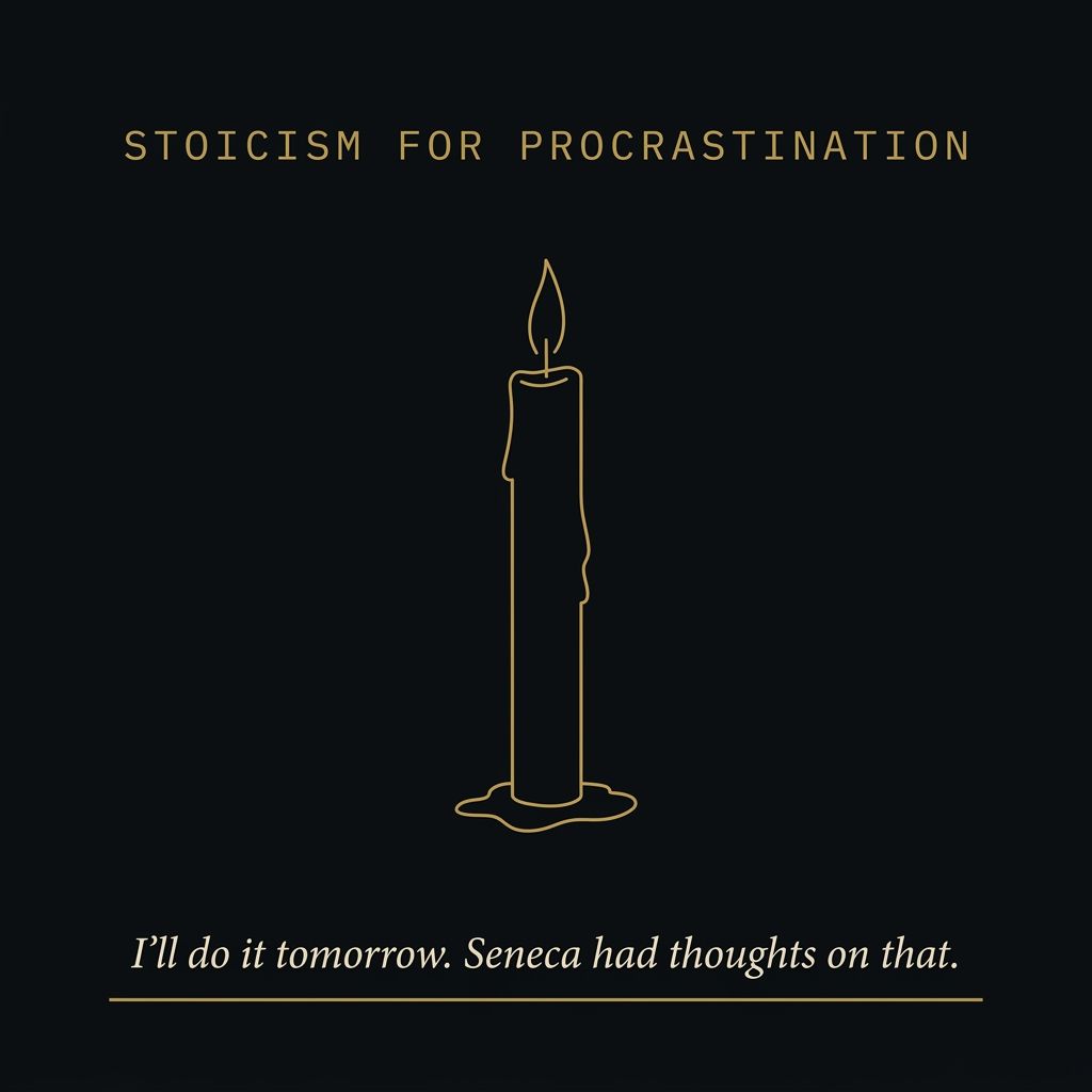 Stoicism for procrastination &mdash; I&rsquo;ll do it tomorrow, Seneca had thoughts on that