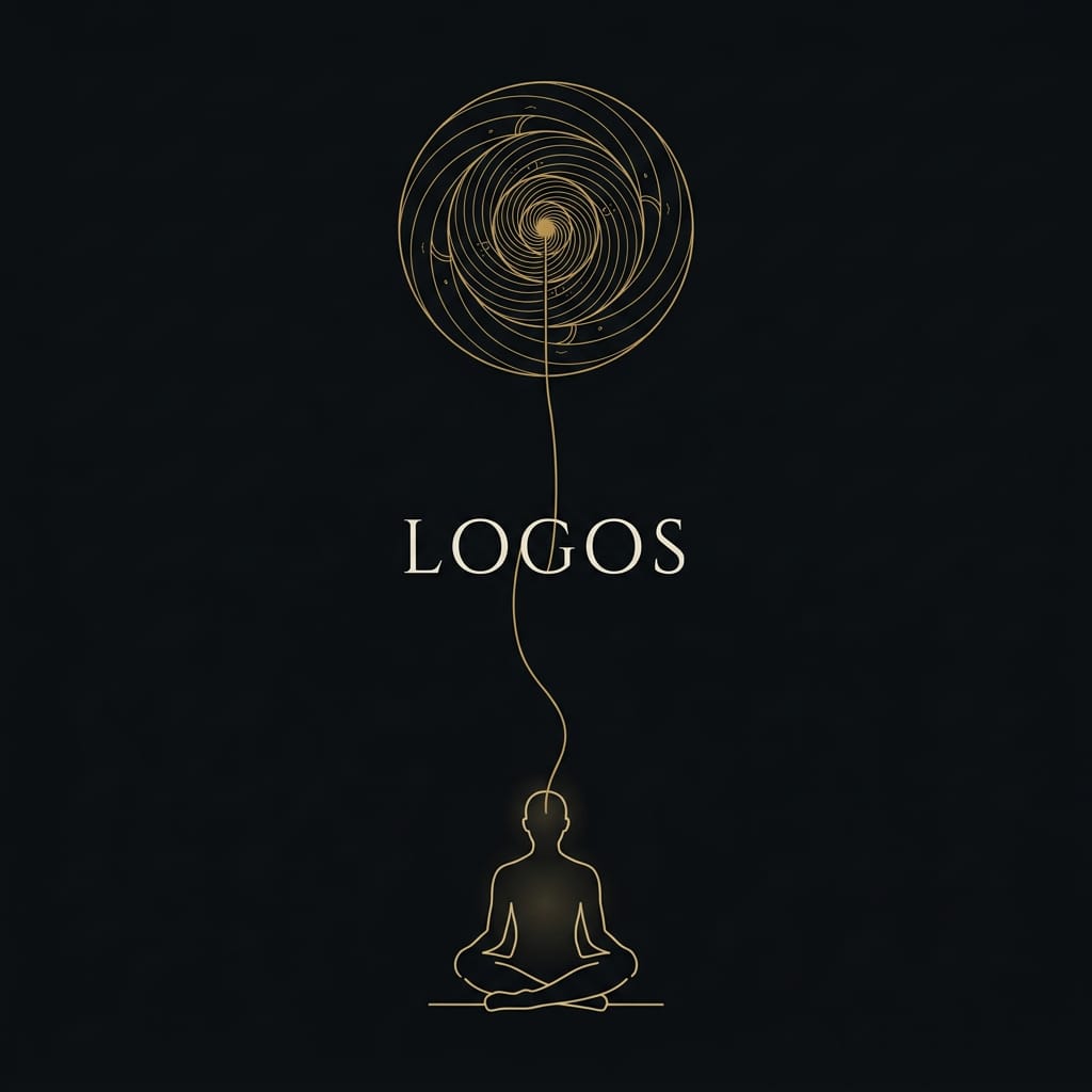 Timeline showing the origin of logos in Stoicism, from Heraclitus through Zeno to Cleanthes' Hymn to Zeus